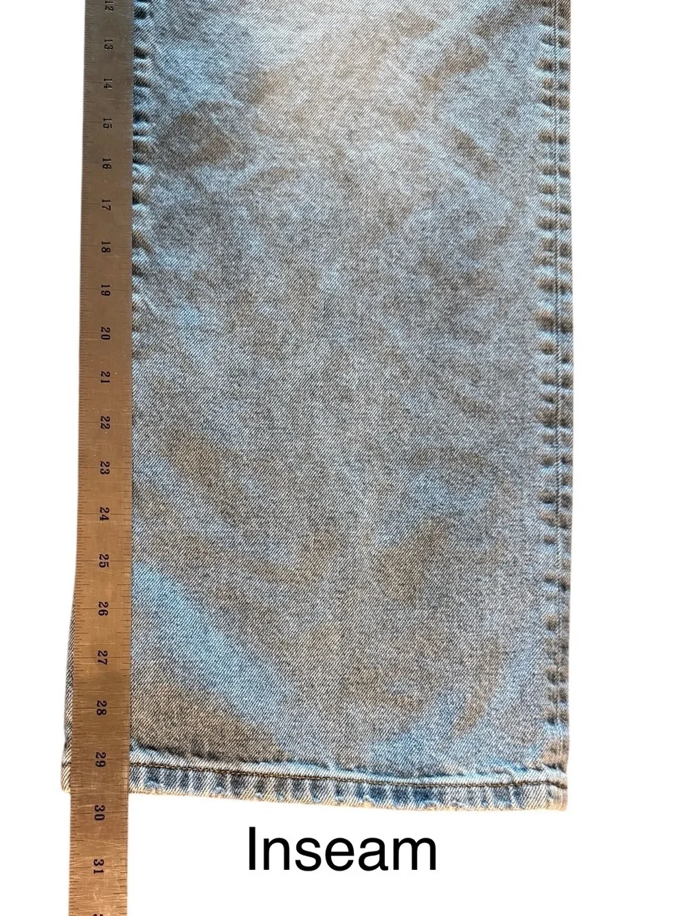 PacSun Extreme Baggy Jeans Mens Tag 32x30 Light Wash Wide Leg Skater Y2K Denim